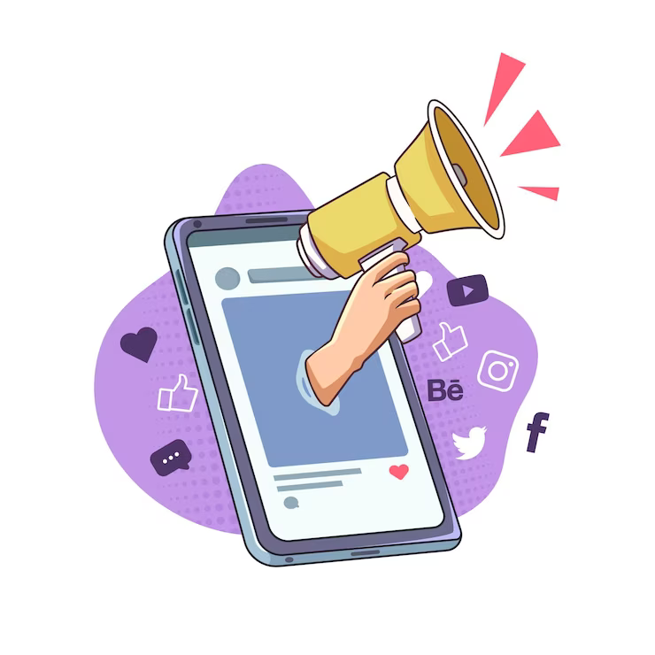 mobile marketing isometric style 23 2148896785